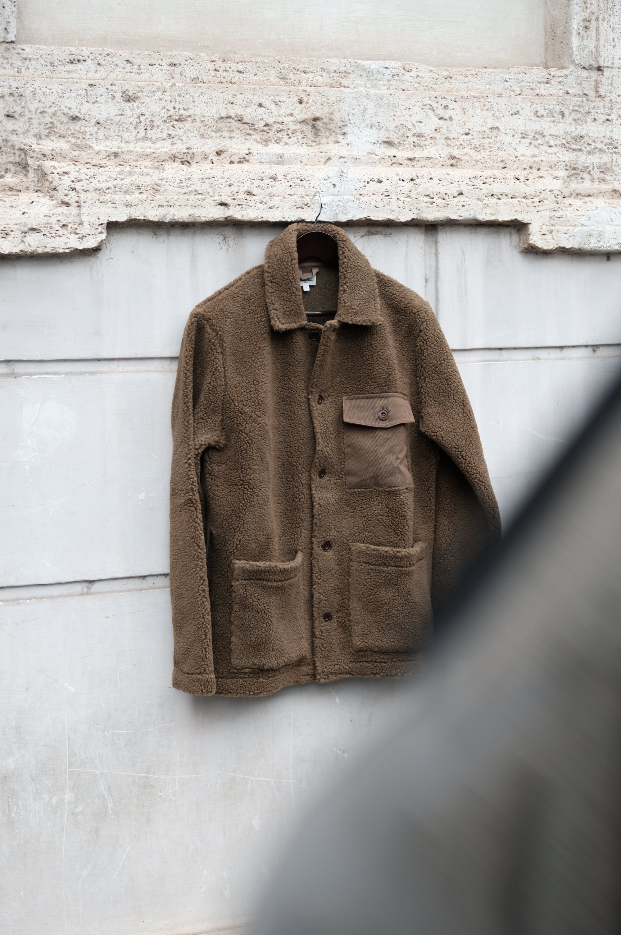 Hartford Utility Sherpa Jacket Camel