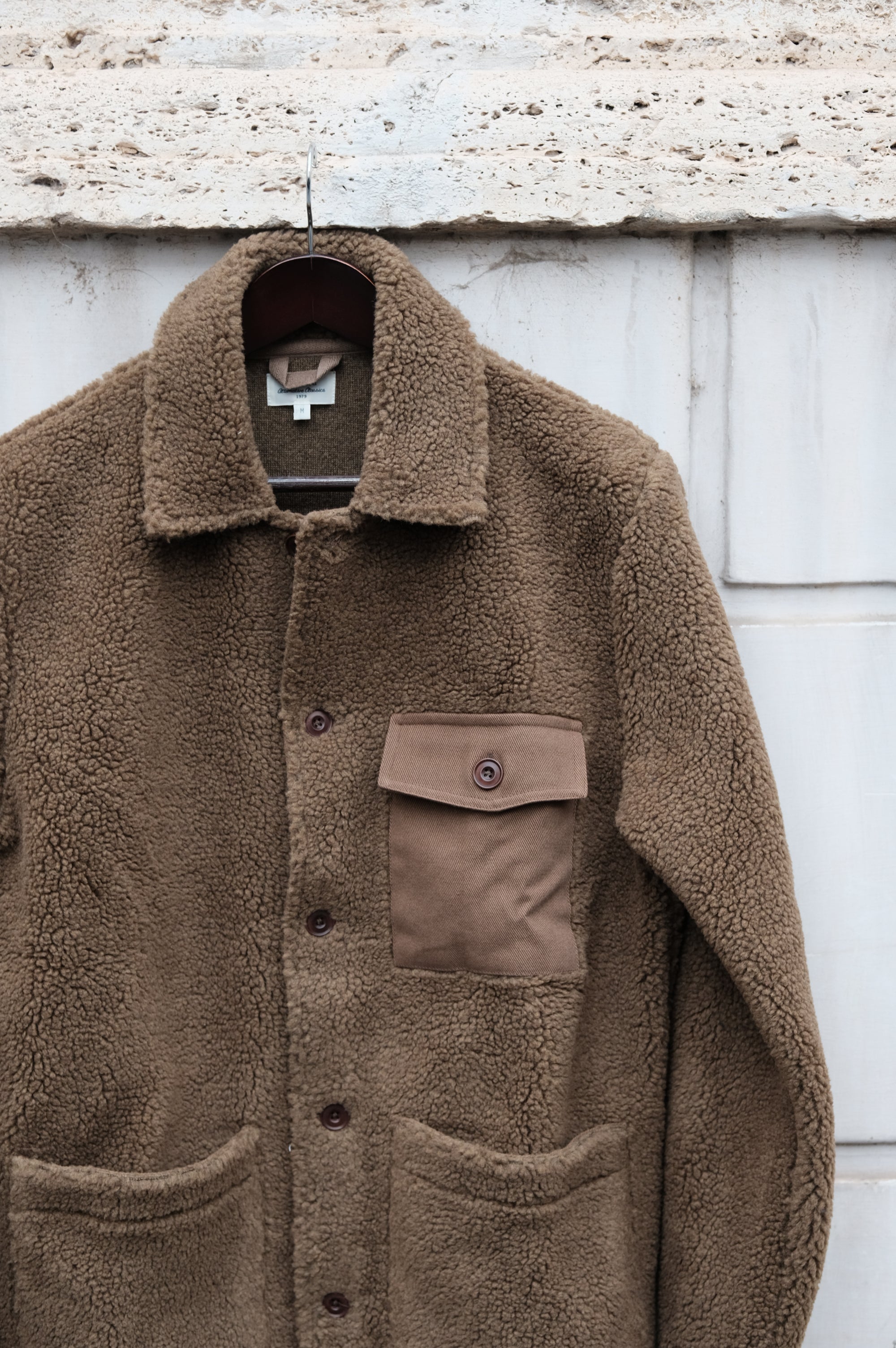 Hartford Utility Sherpa Jacket Camel