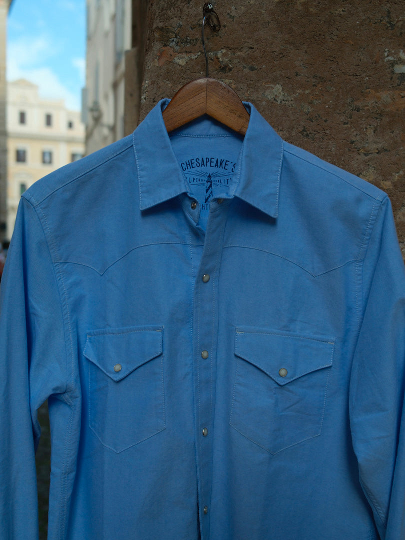 Chesapeake's Western Oxford Shirt Flagstaff Sky