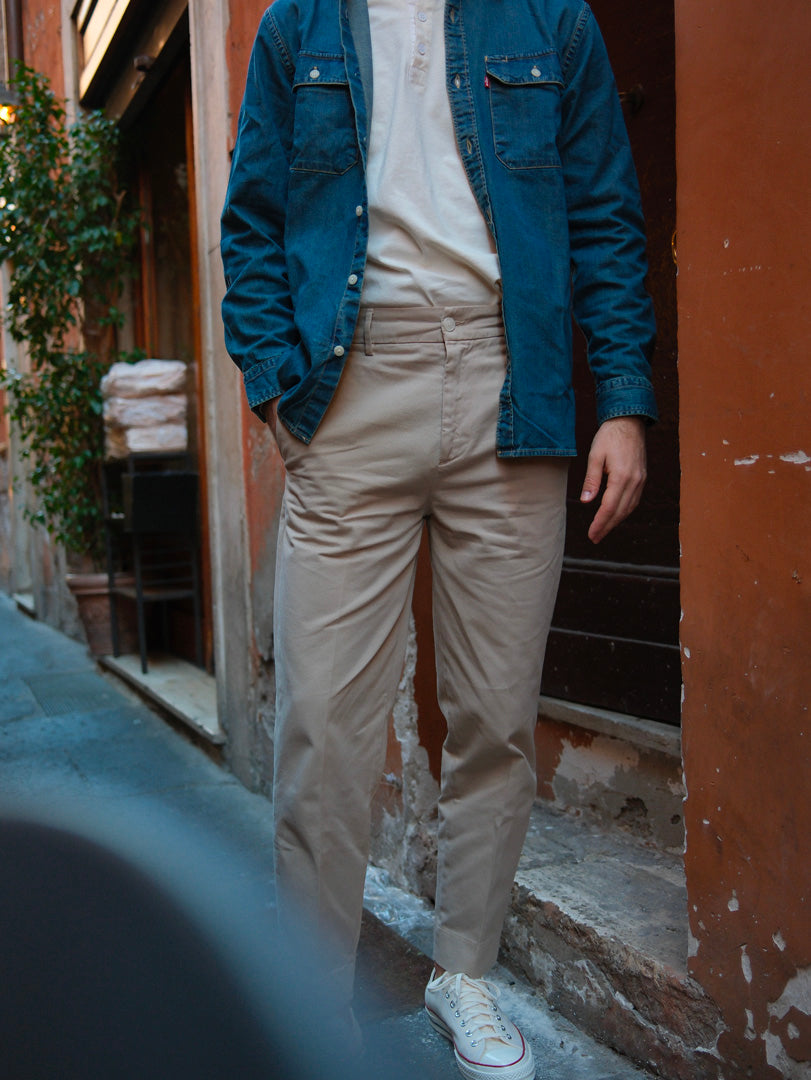 Bonheur Pantalone Over PXT Chiba 1640 Beige