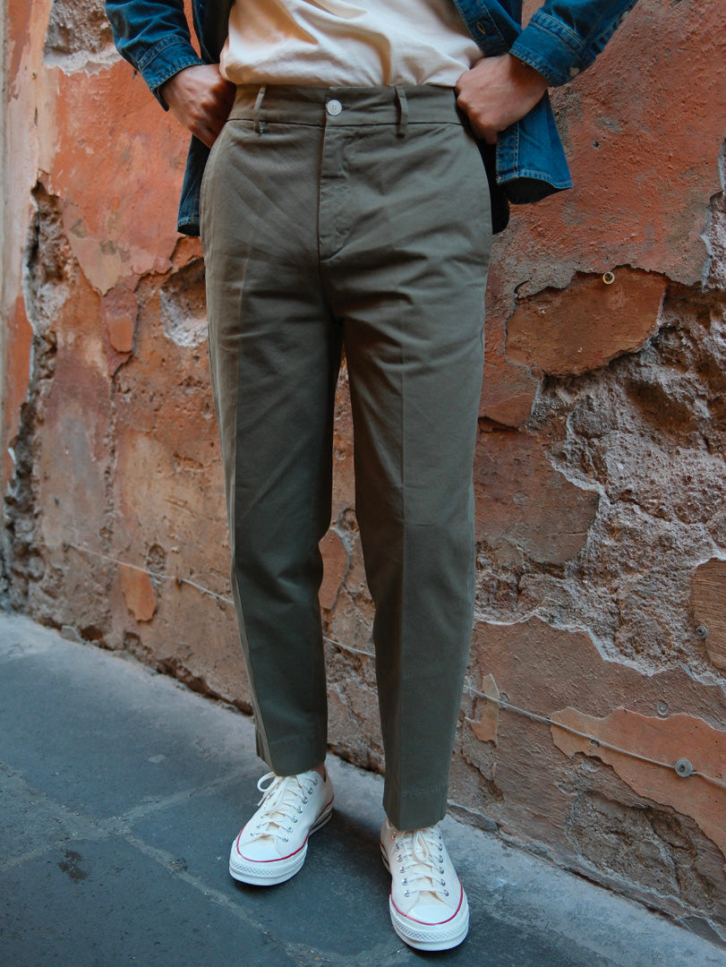 Bonheur Pantalone Over PXT Chiba 1640 Militare