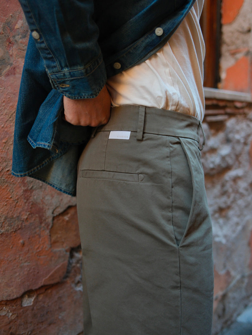 Bonheur Pantalone Over PXT Chiba 1640 Militare