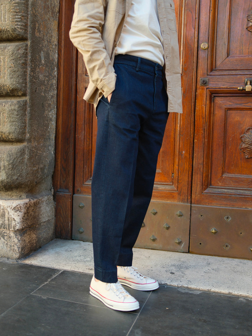 Bonheur Pantalone Over Chiba Wash L.0. Denim