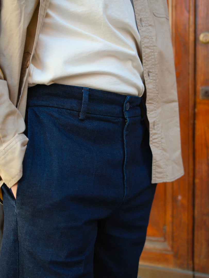 Bonheur Pantalone Over Chiba Wash L.0. Denim
