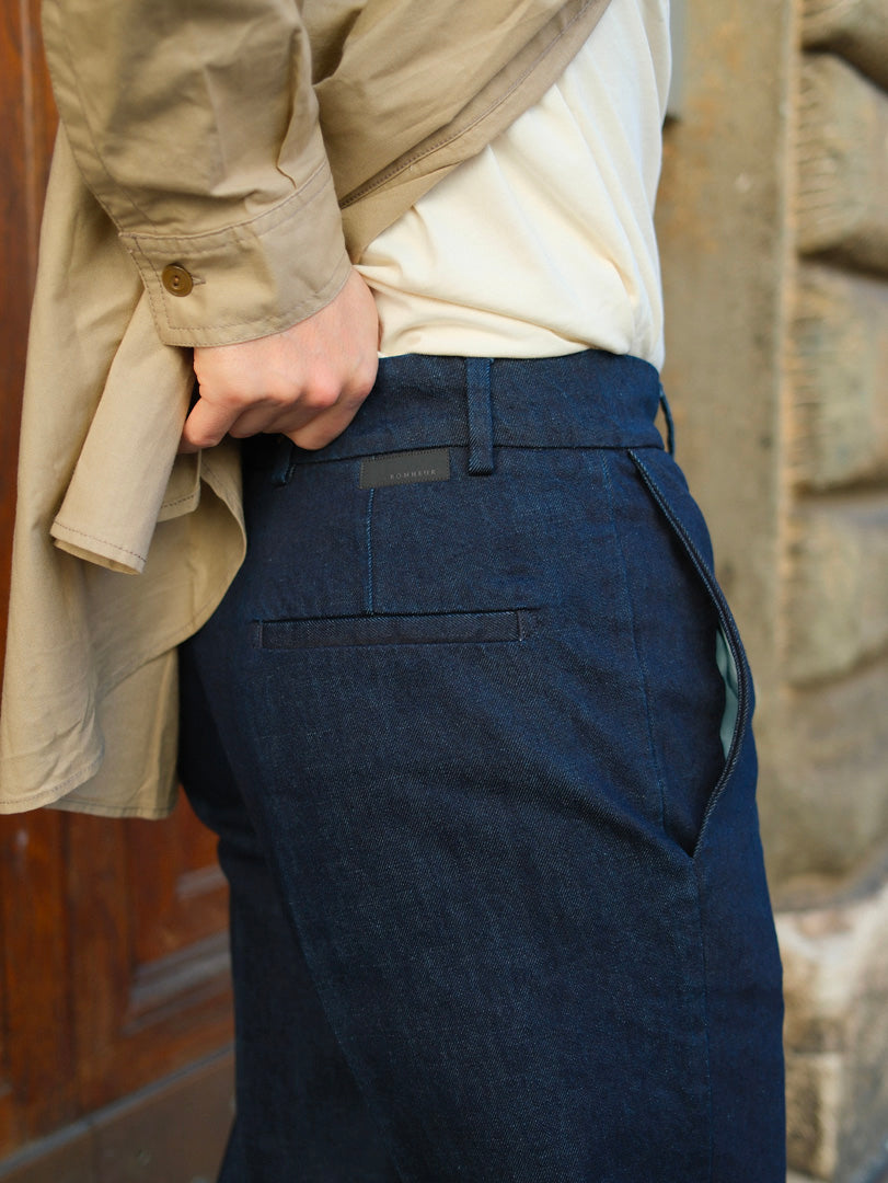 Bonheur Pantalone Over Chiba Wash L.0. Denim
