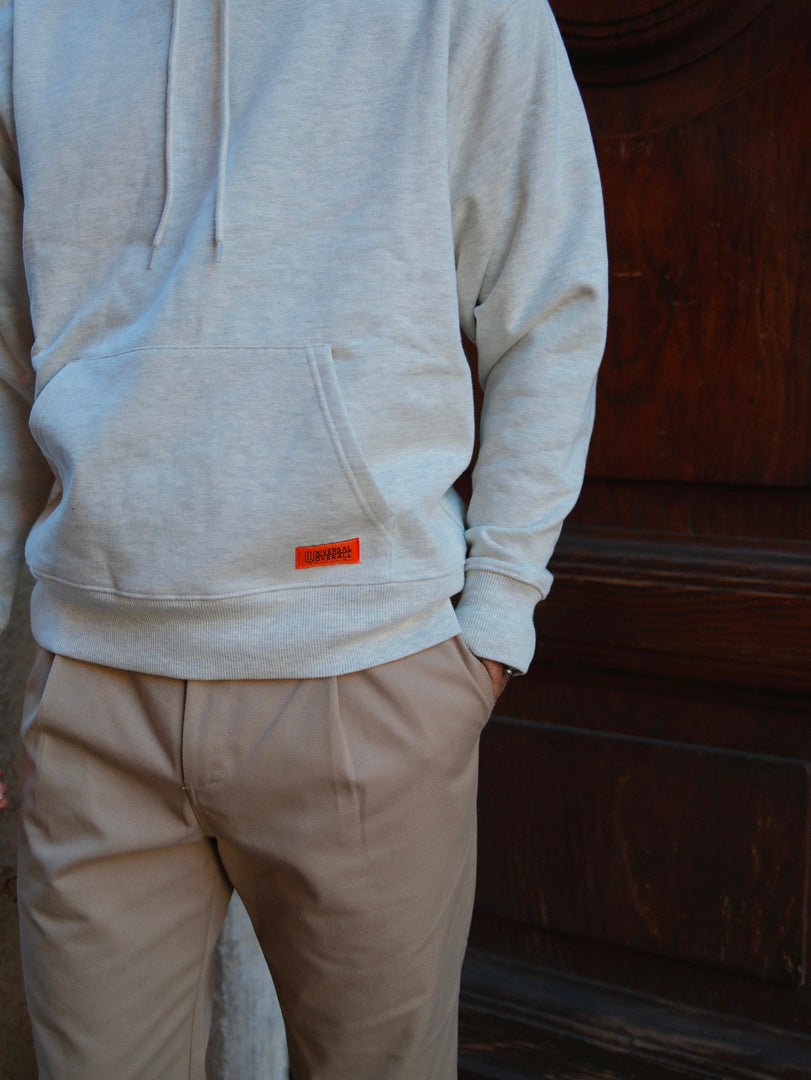 Universal Overall Hoodie Sweat Shirt Oatmeal