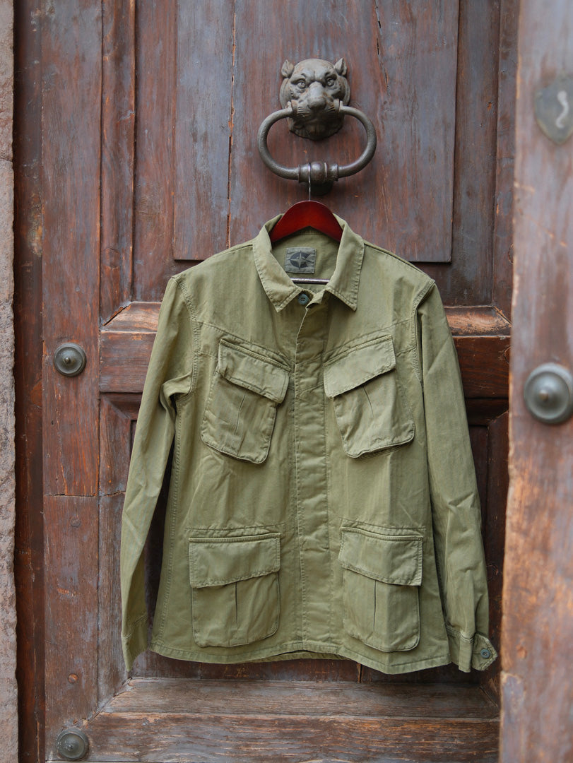 Chesapeake's Jungle Jacket Intrepid HBT Military Green