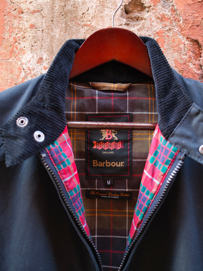 Barbour x Baracuta Porton Wax Jacket Navy
