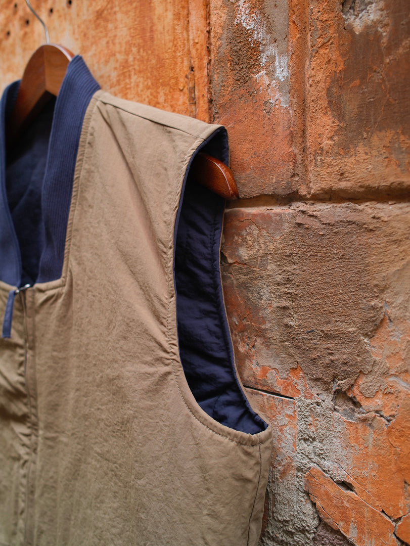 Gaffi & Co Kensington Vest Reversibile Blu/Oliva