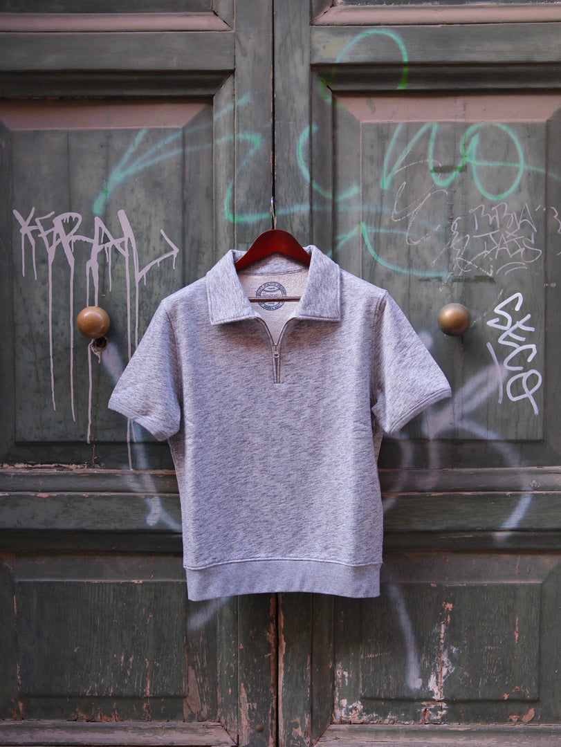 Chesapeake's Felpa Malibu 1/4 Zip MC Grey Melange