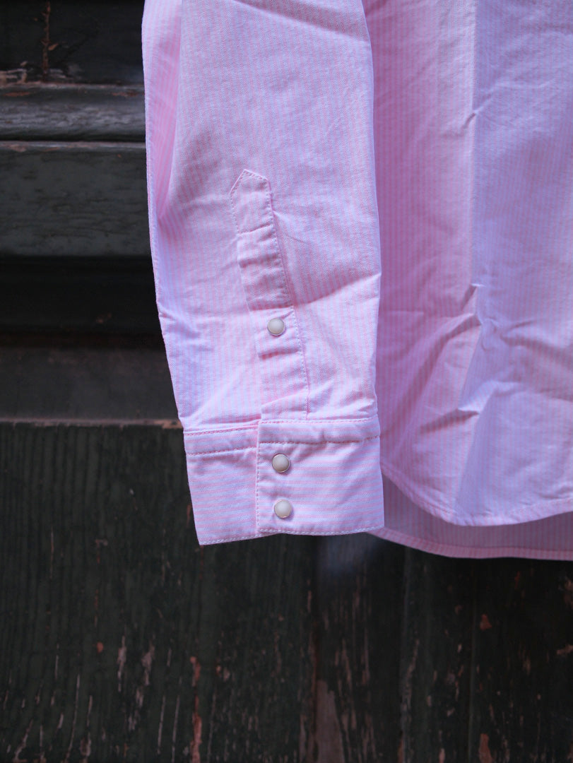 Chesapeake's Western Oxford Shirt Flagstaff Striped Pink