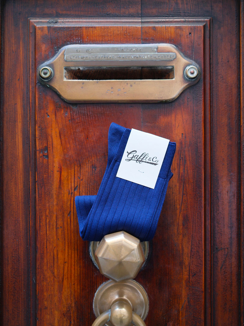 Gaffi & Co. Calza Filo di Scozia Blucina 045