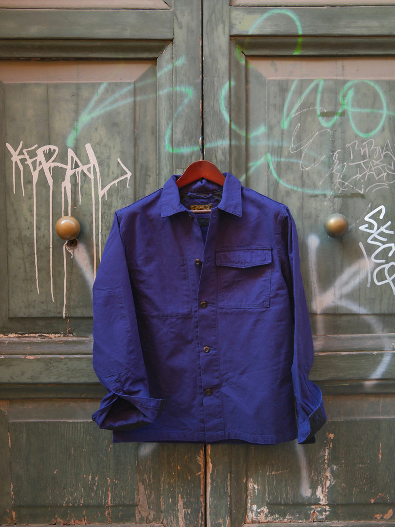 Chesapeake's Work Shirt Micro Canvas Concord Indaco