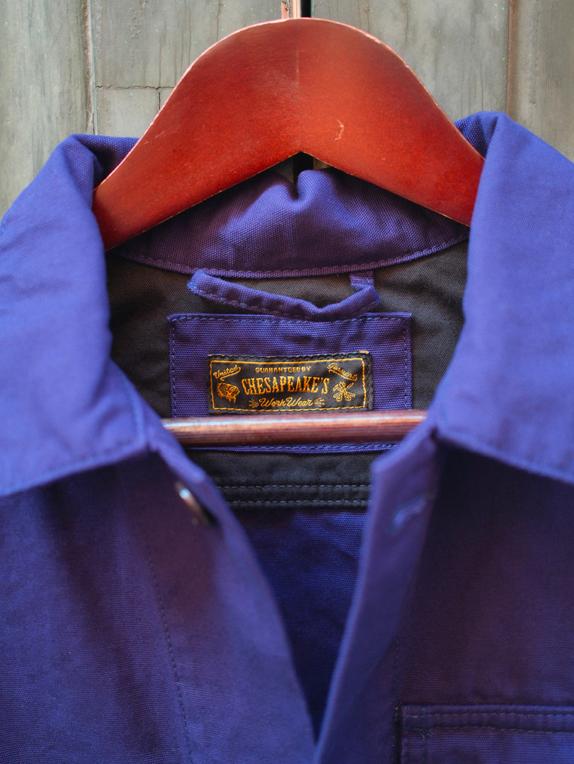 Chesapeake's Work Shirt Micro Canvas Concord Indaco