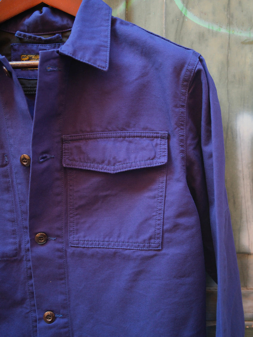 Chesapeake's Work Shirt Micro Canvas Concord Indaco