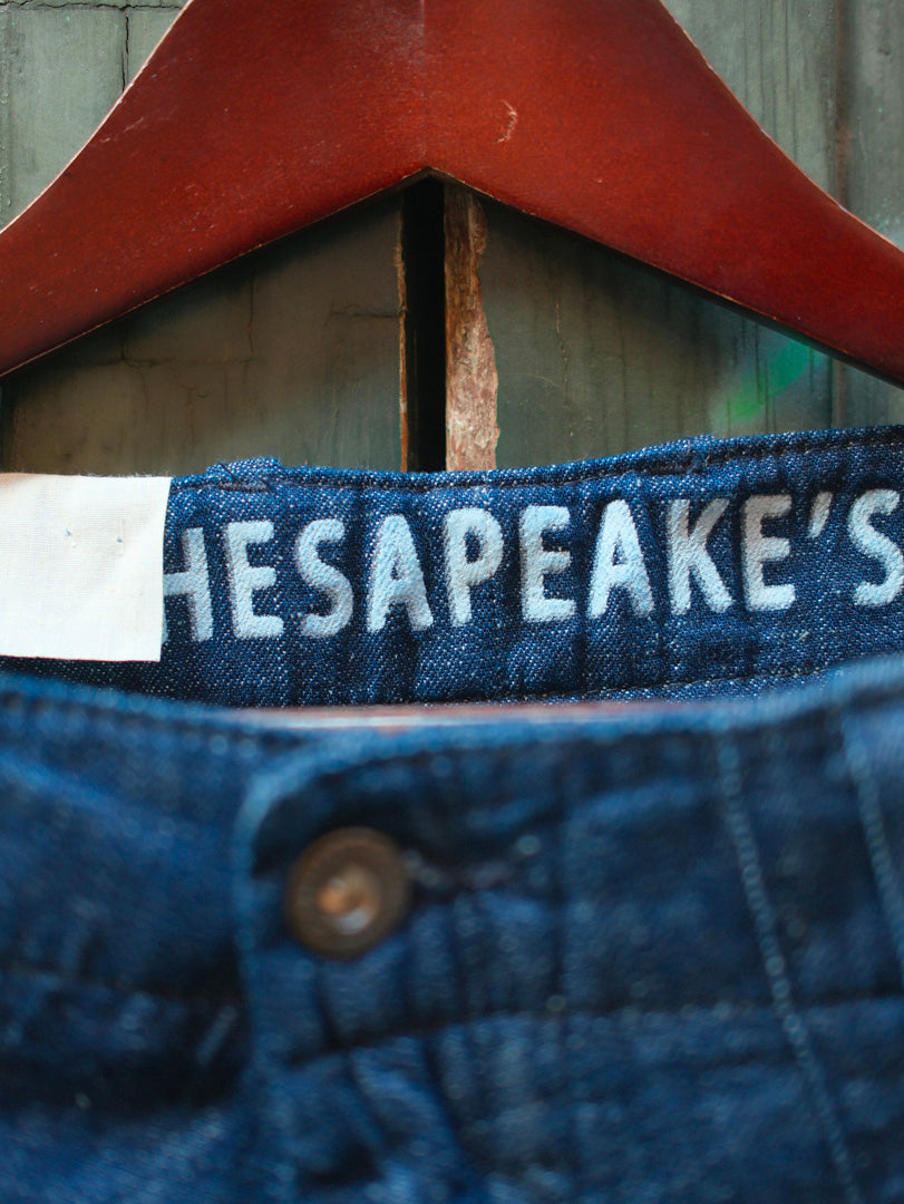 Chesapeake's Fatigue Pant Denim Selvedge Graves Rinsed