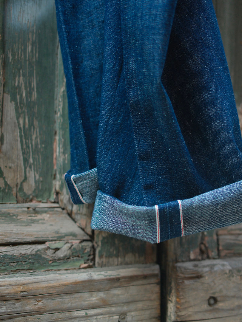 Chesapeake's Fatigue Pant Denim Selvedge Graves Rinsed