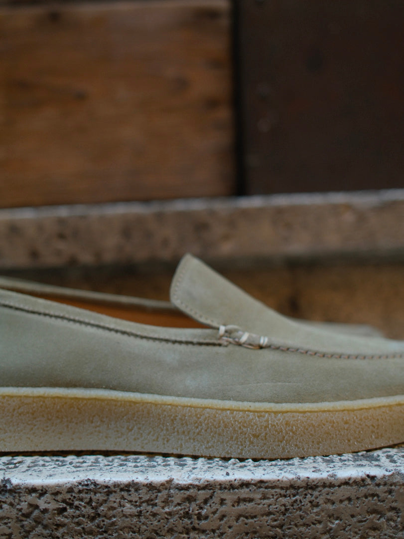 Manebì Suede Traveler Loafers Hamptons Forest