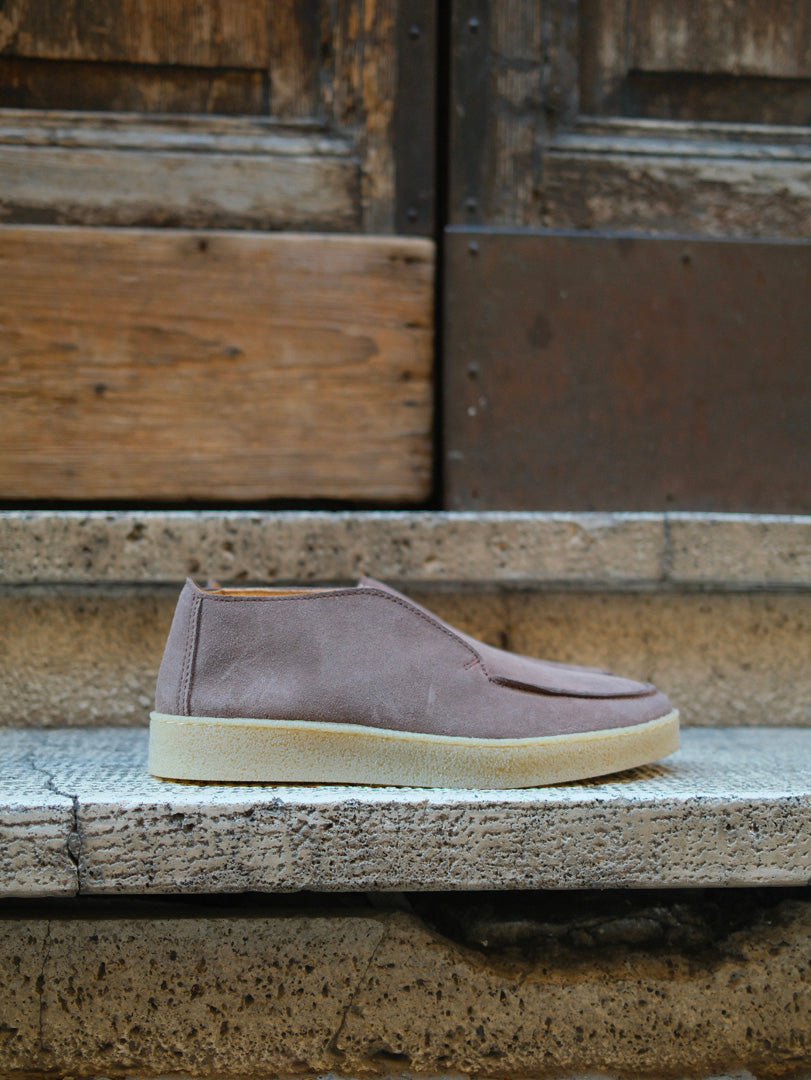 Manebì Old Money Suede Traveler Ankle Boot Hamptons Moka