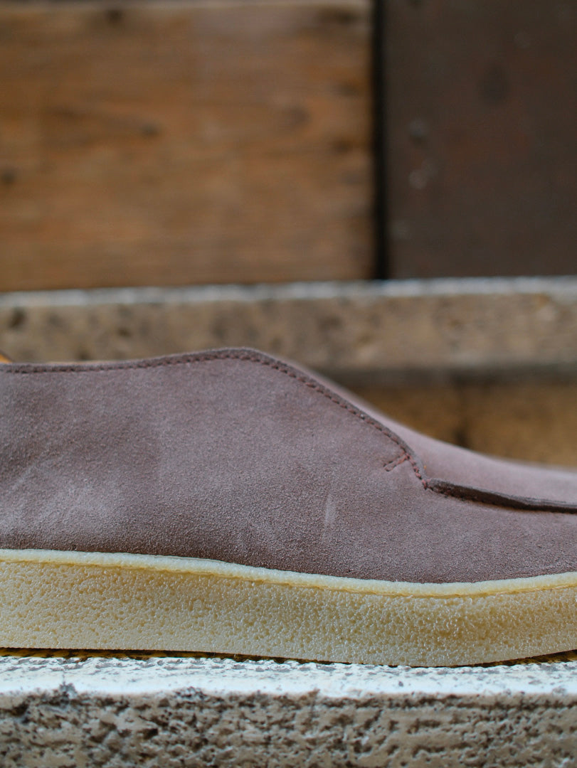 Manebì Old Money Suede Traveler Ankle Boot Hamptons Moka