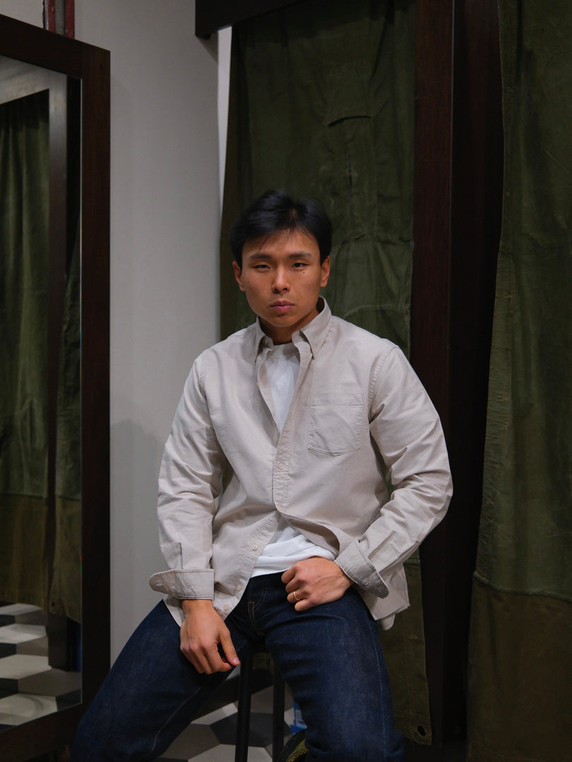 Gaffi & Co. Camicia Oxford Sabbia SH101