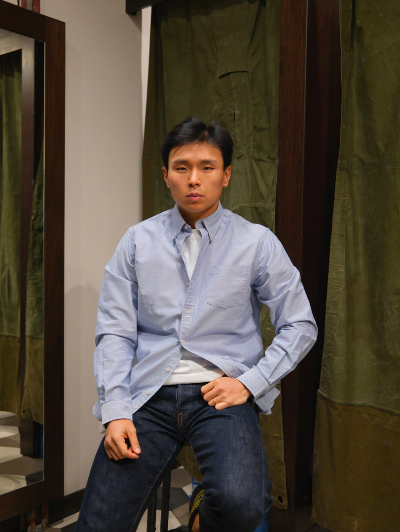 Gaffi & Co. Camicia Oxford Celeste SH101