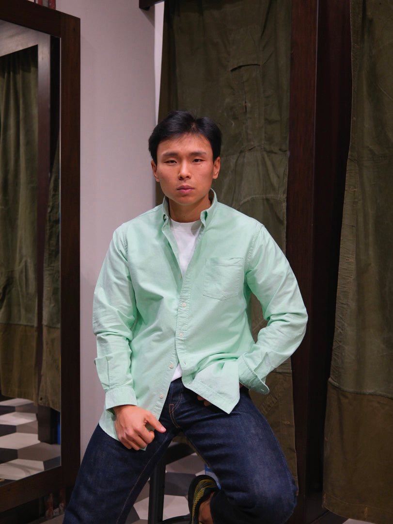 Gaffi & Co. Camicia Oxford Verde SH101