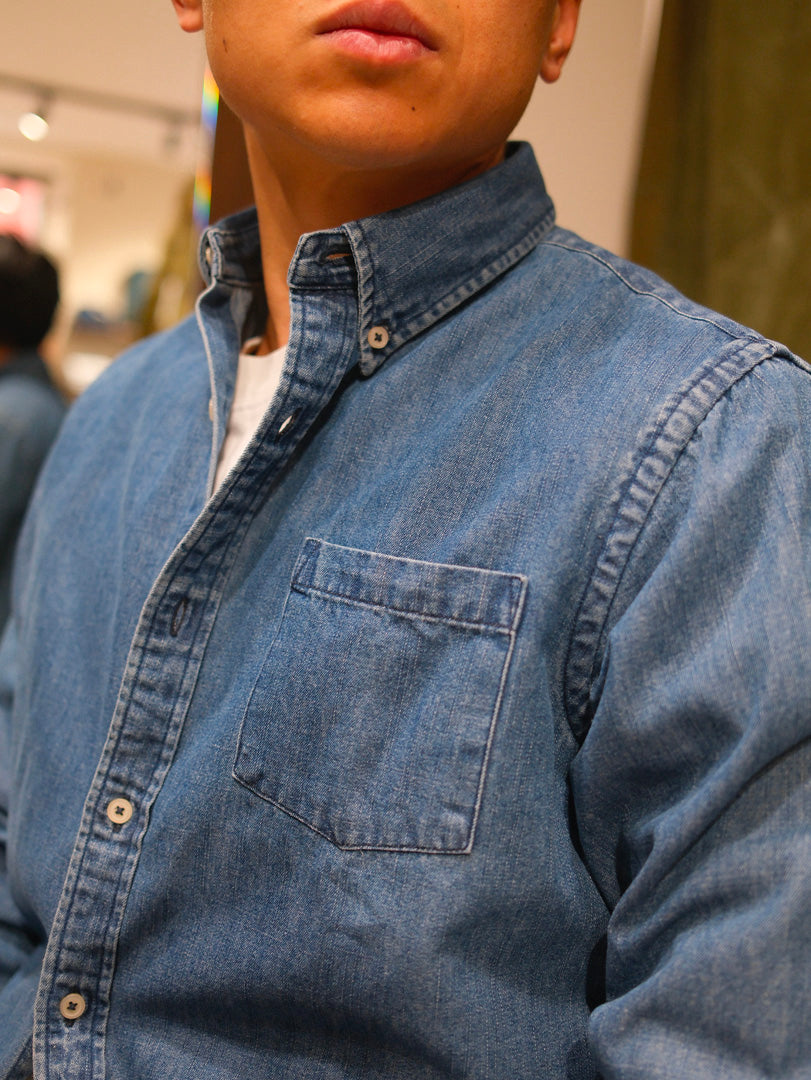 Gaffi & Co. Camicia Denim Medium Wash SH101