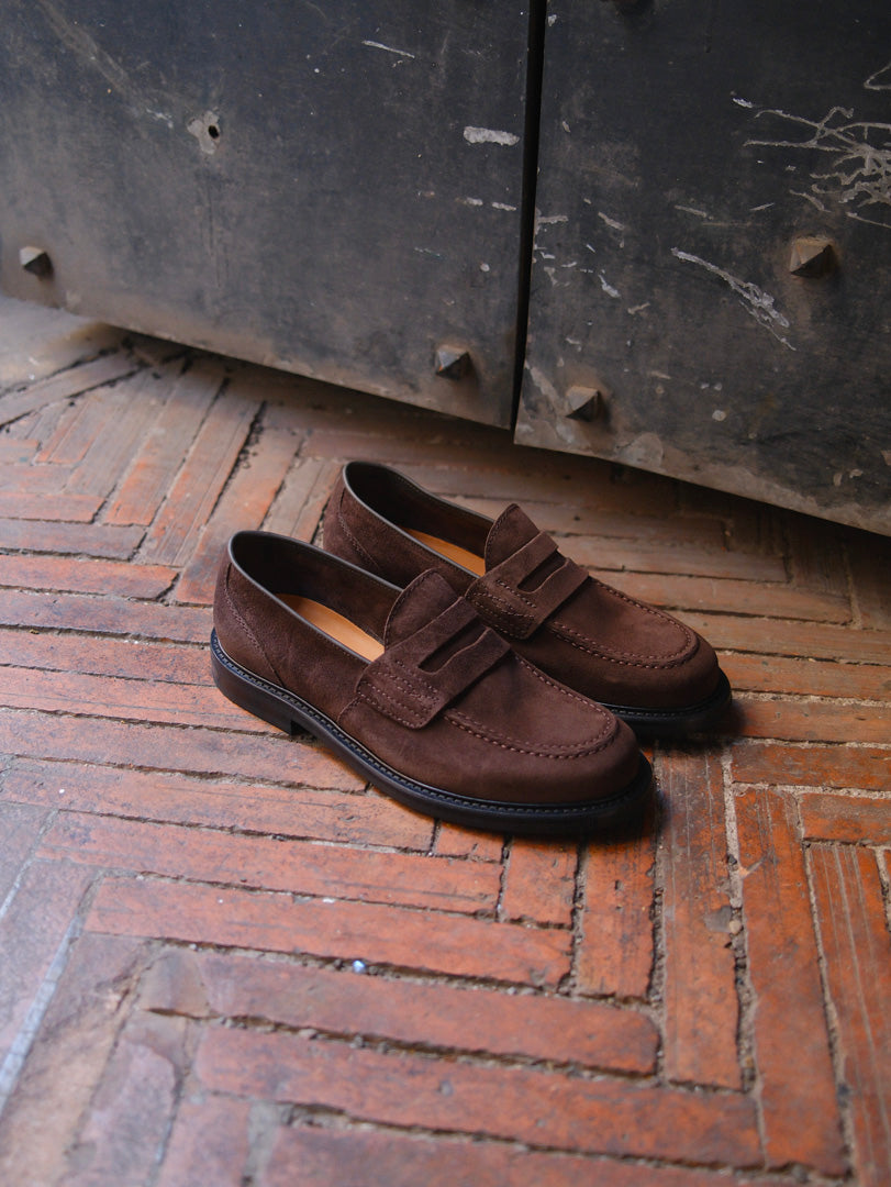 Green George x Gaffi & Co. Mocassino Suede Testa di Moro