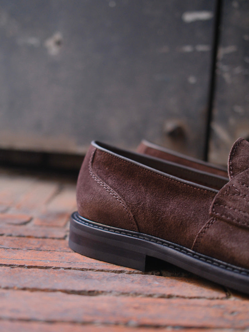 Green George x Gaffi & Co. Mocassino Suede Testa di Moro