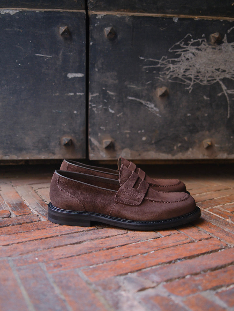 Green George x Gaffi & Co. Mocassino Suede Testa di Moro