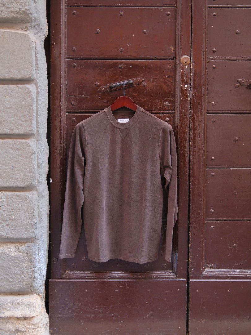 Jeordie's T-Shirt Long Spugna Cioccolata