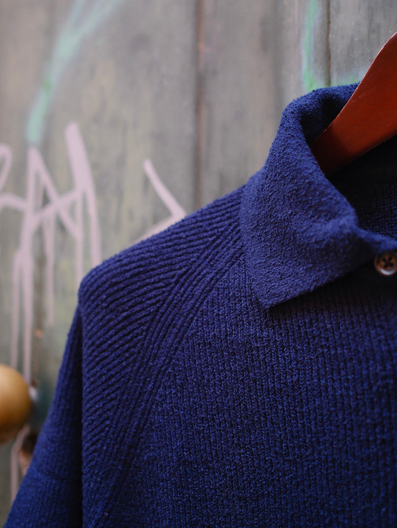 Gallia Knit Project Polo Kost Blu