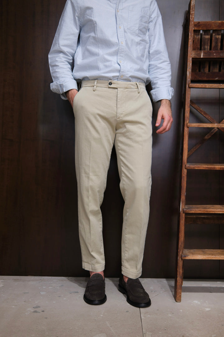 Gaffi & Co. Pantalone Cesare Canvas Beige