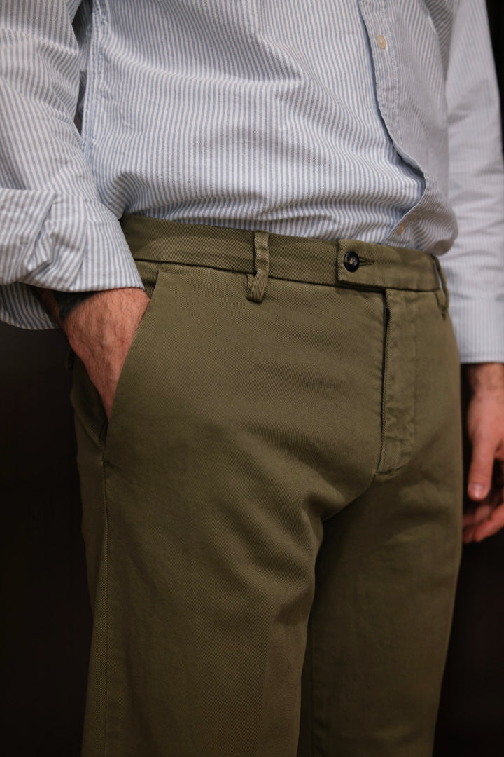 Gaffi & Co. Pantalone Cesare Canvas Militare