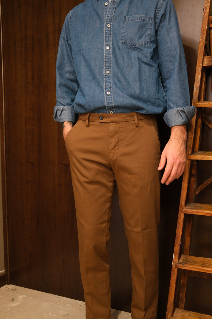 Gaffi & Co. Pantalone Cesare Lyo Nocciola