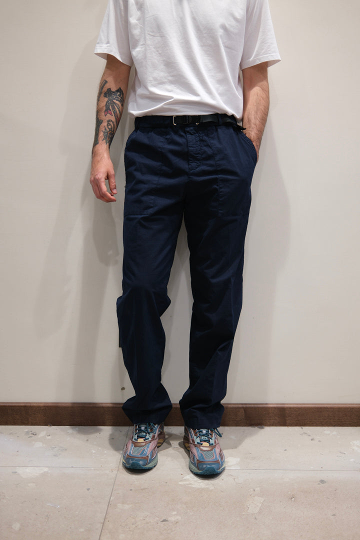 White Sand Pantalaccio Fatigue Ripstop Blu