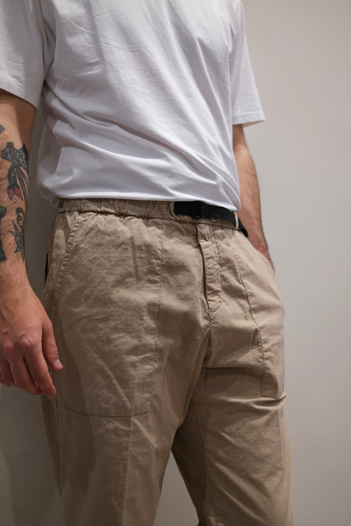 White Sand Pantalaccio Fatigue Ripstop Beige 26SU67F