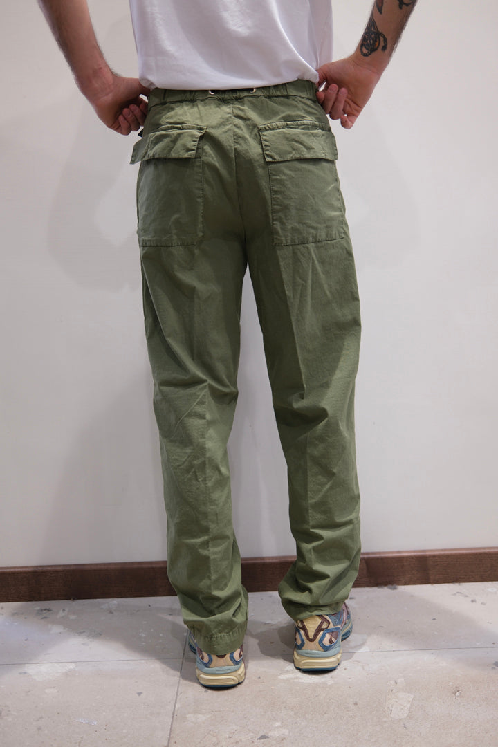 White Sand Pantalaccio Fatigue Ripstop Oliva 26SU67F