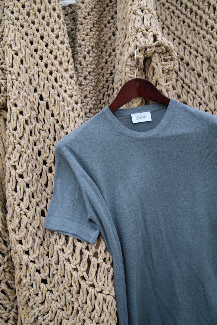 Gaffi & Co. T-Shirt Lino/Cot Piombo