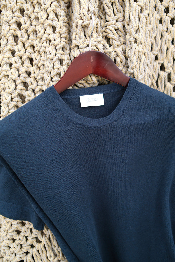 Gaffi & Co. T-Shirt Lino/Cot Blu
