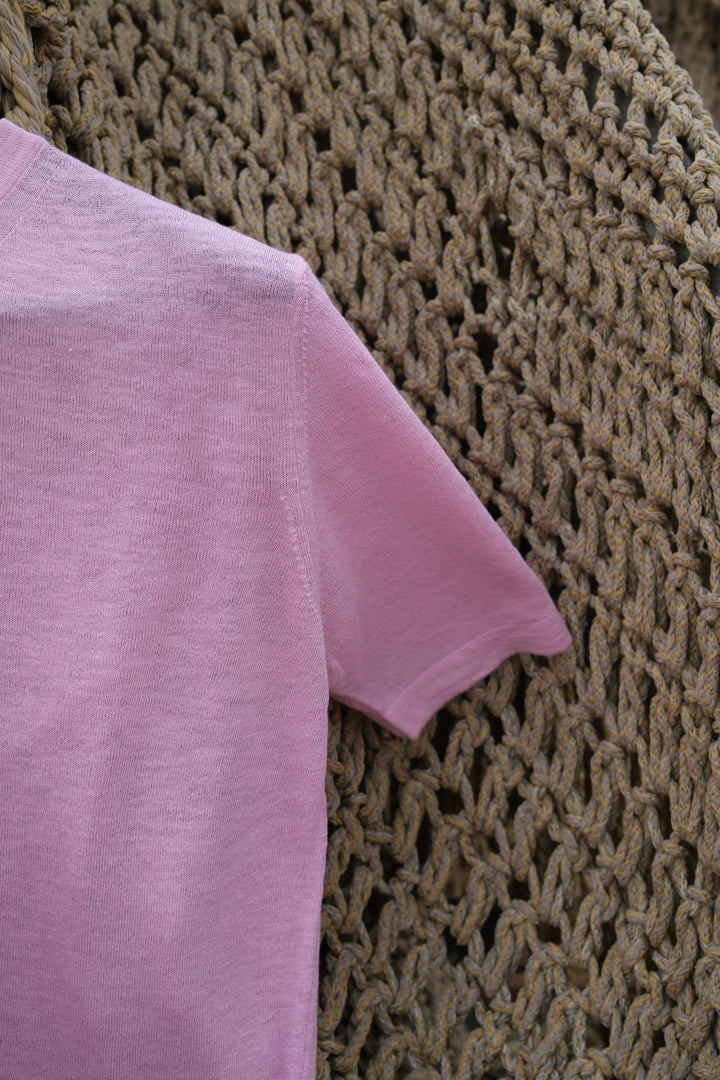 Gaffi & Co. T-Shirt Lino/Cot. Glicine