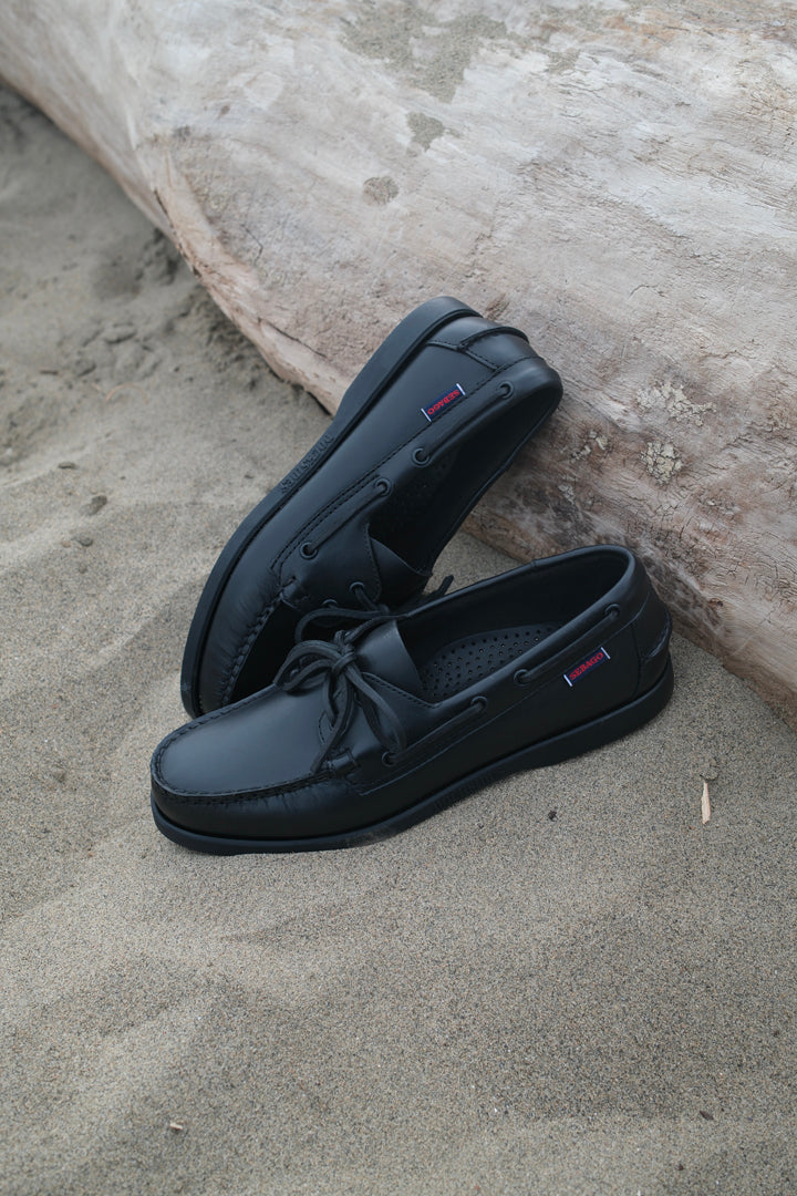 Sebago Docksides Portland Total Black