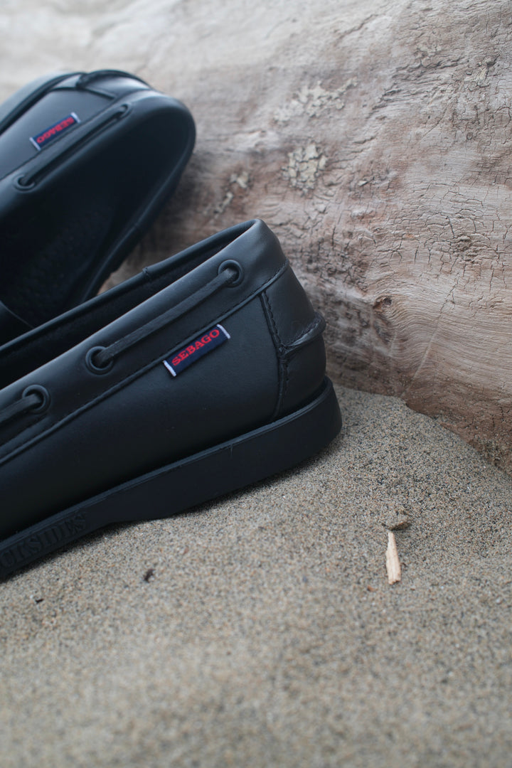 Sebago Docksides Portland Total Black