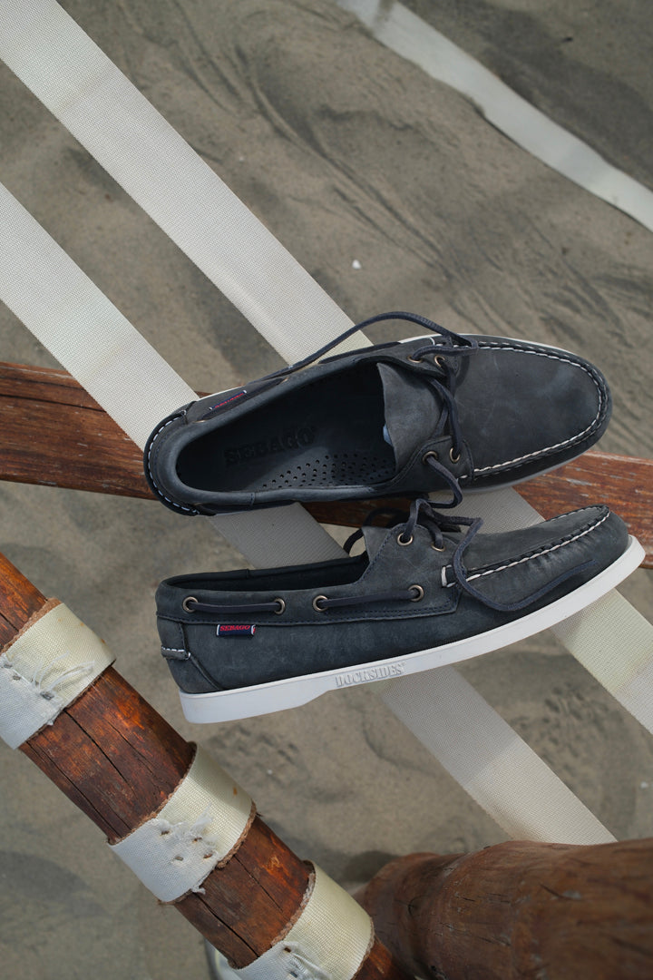 Sebago Portland Crazy H Blue Navy