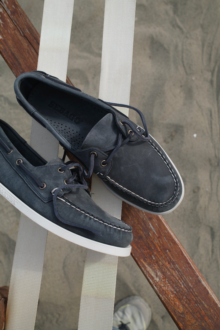 Sebago Portland Crazy H Blue Navy