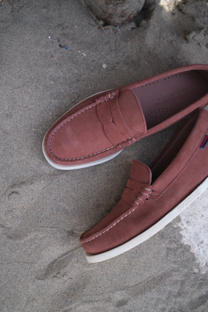 Sebago Docksides Dan Boat Flesh Out Dk Brown