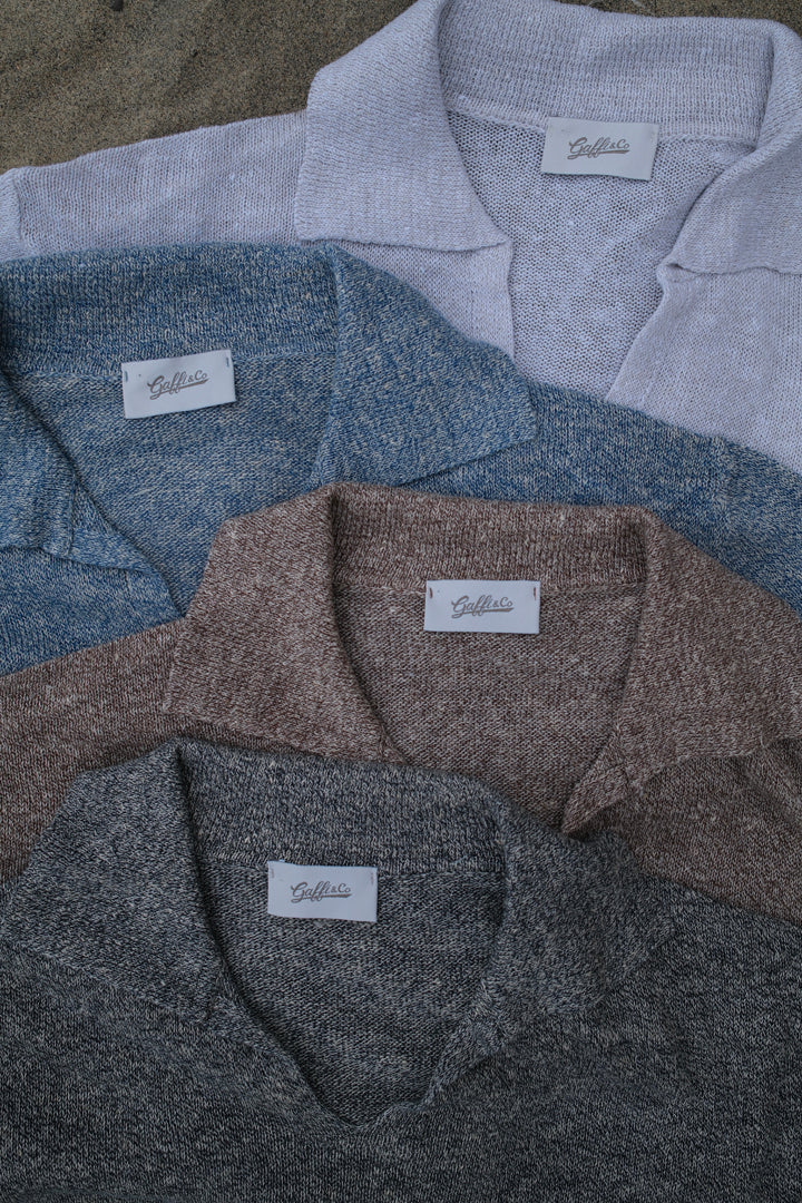 Gaffi & Co. Polo Moulinè Onda