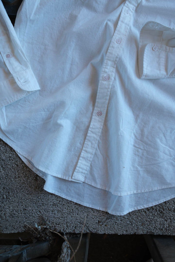 Gaffi & Co. Camicia Lino & Cotone Bianco