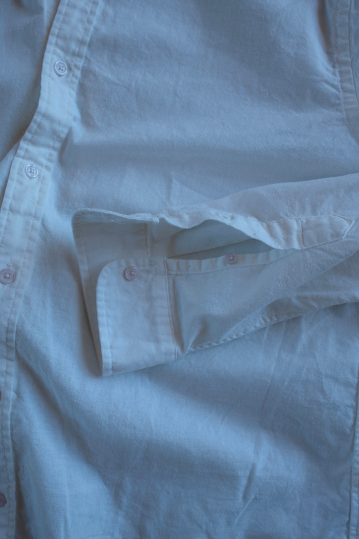 Gaffi & Co. Camicia Lino & Cotone Bianco
